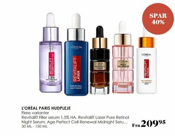 Matas L'ORÉAL PARIS HUDPLEJE tilbud