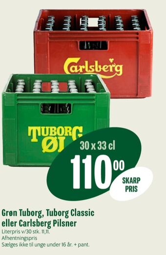 Min Købmand Grøn øl tilbud