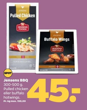 Netto Jensens buffalo wings tilbud