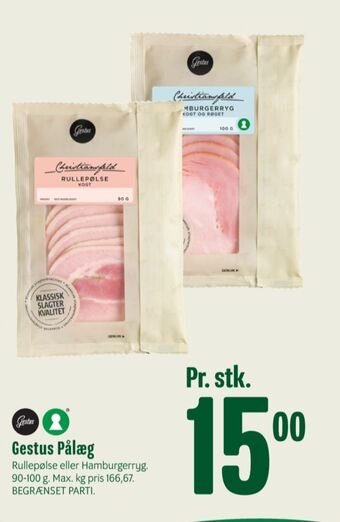 Min Købmand Christiansfeld hamburgerryg tilbud