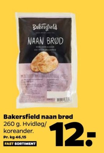 Netto Bakersfield naanbrød tilbud