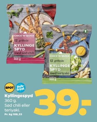 Netto Chick n quick kyllingespyd tilbud