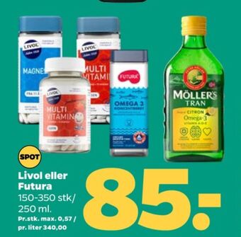 Netto Livol multi vitaminer tilbud