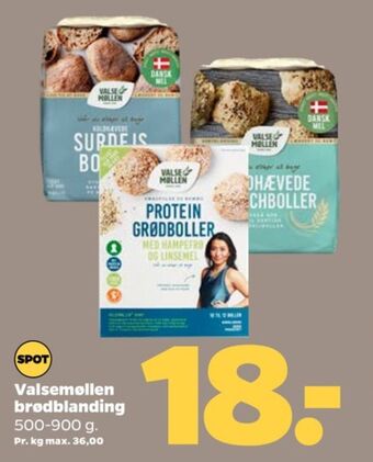 Valsemøllen surdejsboller melblanding