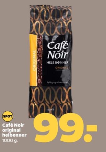 Netto Cafe noir kaffebønner tilbud