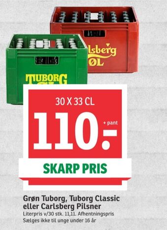 SPAR Grøn øl tilbud