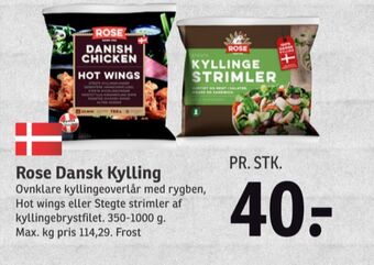 SPAR Rose kyllingestrimler tilbud
