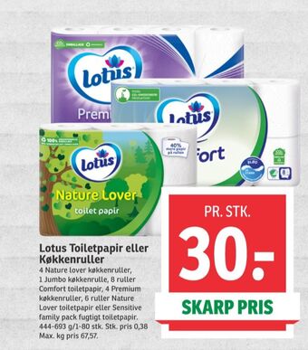 SPAR Nature lover køkkenrulle tilbud
