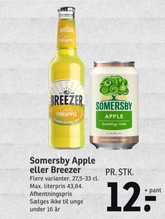 SPAR Breezer rtd tilbud