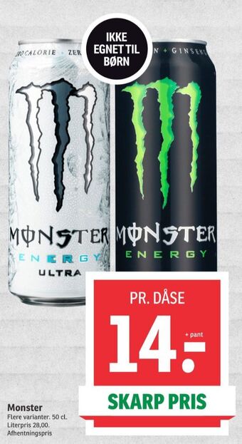SPAR Ultra energidrik tilbud