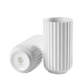 Kop & Kande Lyngby porcelæn vase 12 cm hvid tilbud