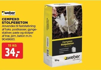 jem & fix CEMPEXO STOLPEBETON tilbud