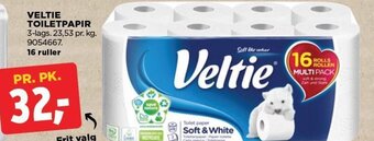 jem & fix VELTIE TOILETPAPIR tilbud