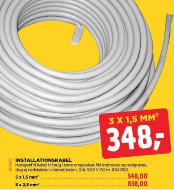 jem & fix INSTALLATIONSKABEL tilbud