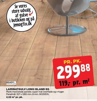 jem & fix LAMINATGULV LONG ISLAND EG tilbud