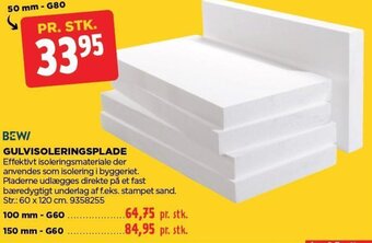 jem & fix GULVISOLERINGSPLADE tilbud