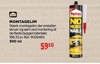 jem & fix Pattex montagelim tilbud