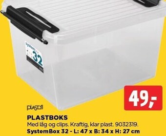 jem & fix Plast1 plastboks tilbud