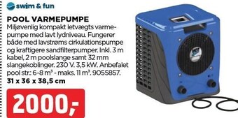 jem & fix Swim & fun pool varmepumpe tilbud