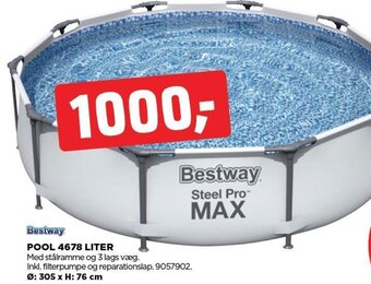 jem & fix POOL 4678 LITER tilbud