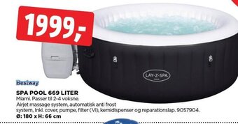 jem & fix SPA POOL 669 LITER tilbud
