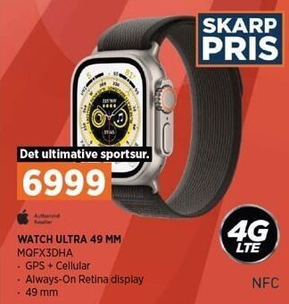 Power Watch ultra 49 mm tilbud