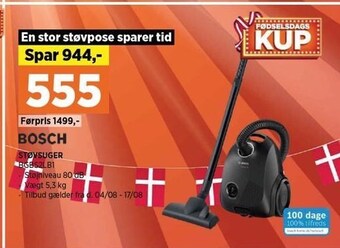 Power Bosch støvsuger tilbud