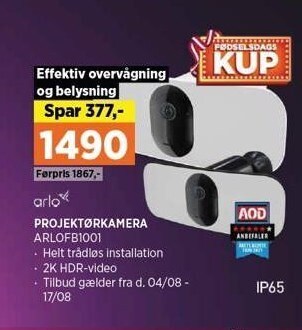 Arlo projektørkamera