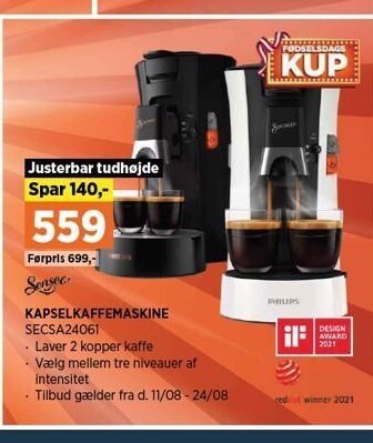 Power Kapselkaffemaskine tilbud