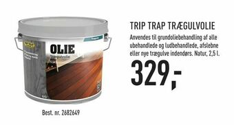 Johannes Fog Trip trap trægulvolie tilbud