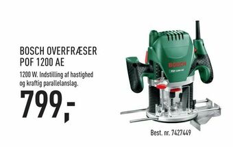 Bosch overfræser pof 1200 ae