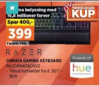 Power Razer tastatur tilbud