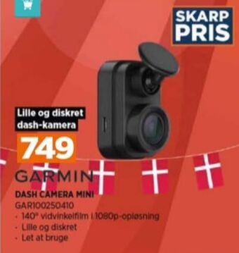 Power Garmin bilkamera tilbud