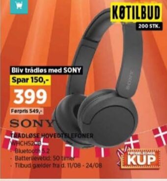 Power Sony headset tilbud
