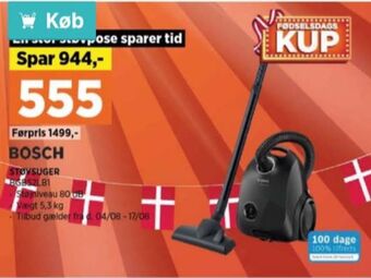 Power Bosch støvsuger tilbud