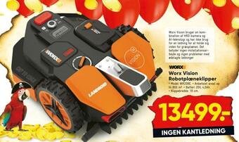 Bilka Worx vision robotplæneklipper tilbud
