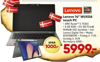 Bilka Lenovo bærbar pc tilbud