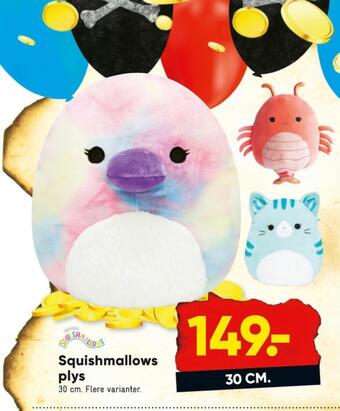 Bilka Squishmallows plysdyr tilbud