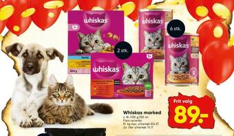 Bilka Whiskas kattefoder tilbud