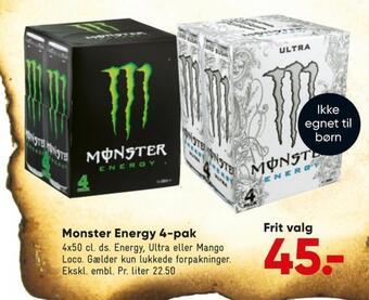 Bilka Ultra energidrik tilbud