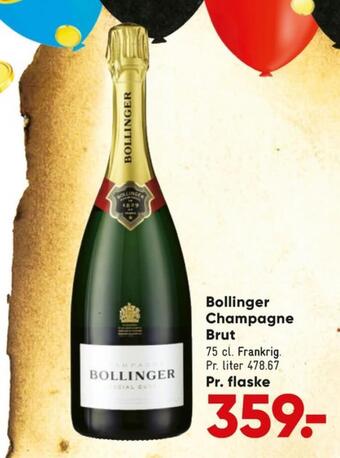 Bollinger champagne