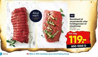 Bilka Ludvig okseroast tilbud
