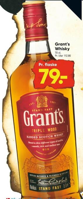 Bilka Triple wood whisky tilbud