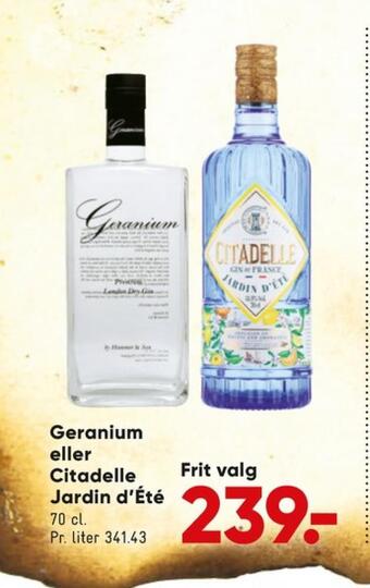 Geranium gin