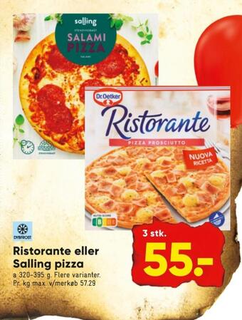 Bilka Ristorante pizza tilbud