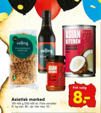 Bilka Salling nudler tilbud