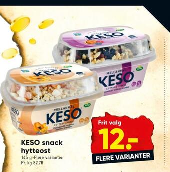 Bilka Keso hytteost tilbud