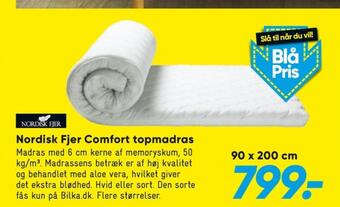 Bilka Nordisk fjer topmadras tilbud