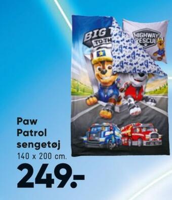 Bilka Paw patrol sengesæt tilbud