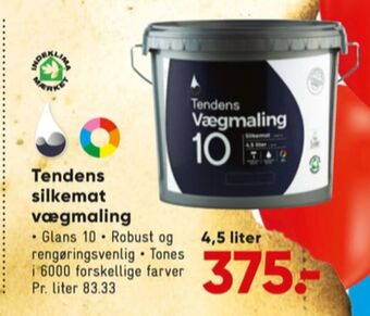 Bilka Tendens maling tilbud